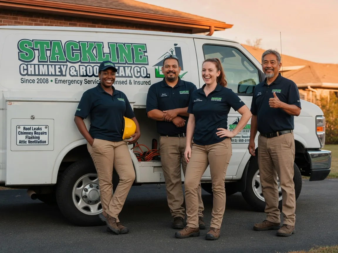 Chimney flashing repair company in Rapids City, IL